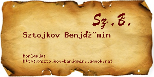 Sztojkov Benjámin névjegykártya